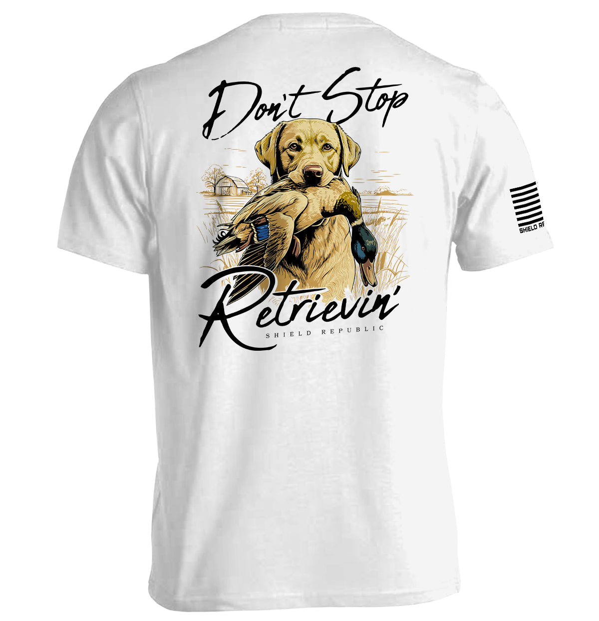 Don't Stop Retrievin Yellow Lab