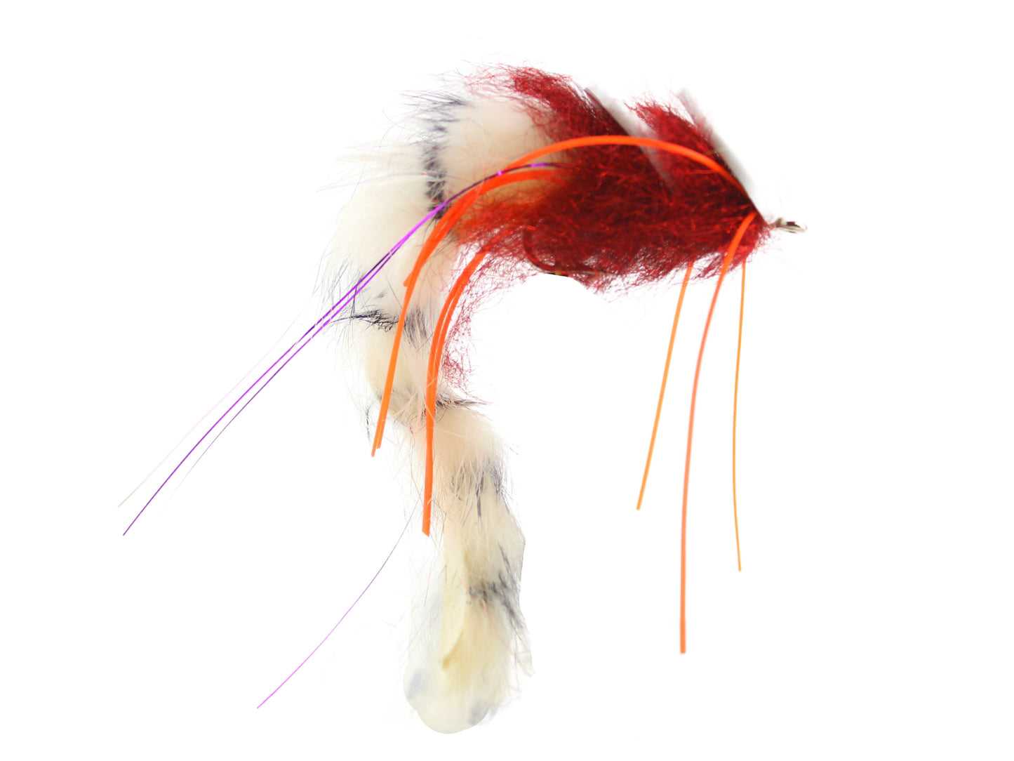 Saltwater EP Foam Diver, size 2/0 | White | Red | Orange | Qty. 2 | Wild Water Fly Fishing