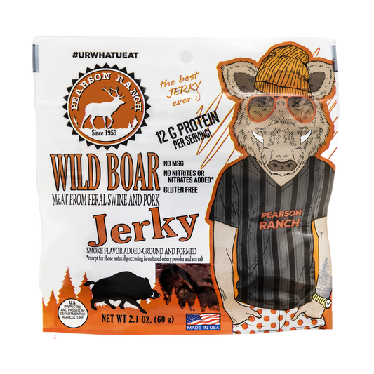 Wild Boar Jerky - 2.1oz Resealable Bag