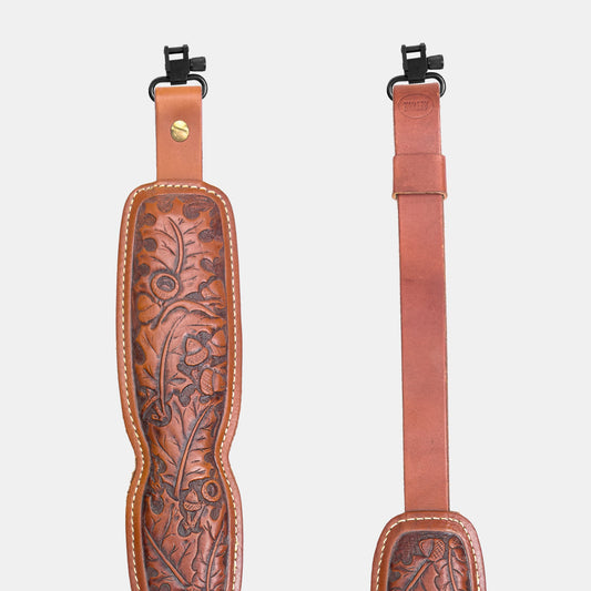 Embossed Padded Rifle Sling - Oak Leaf