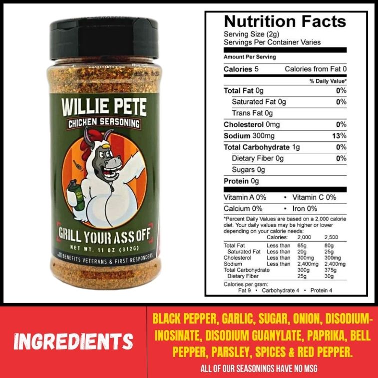 Willie Pete Chicken Seasoning™