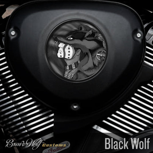 Black Wolf - 5 Inch Decal
