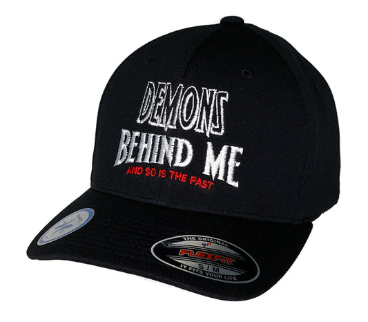 NEW! Flexfit "Never Fade" Black Hat - Sharp Edge Logo