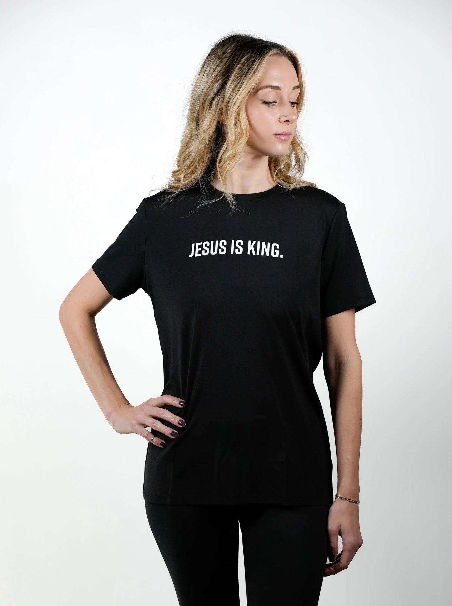 Women's Jesus Is King Performance Tee