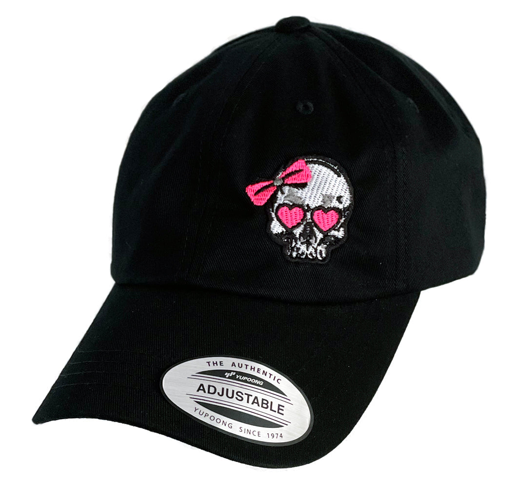 NEW! Women's PINK bow Embroidered Adjustable Cap