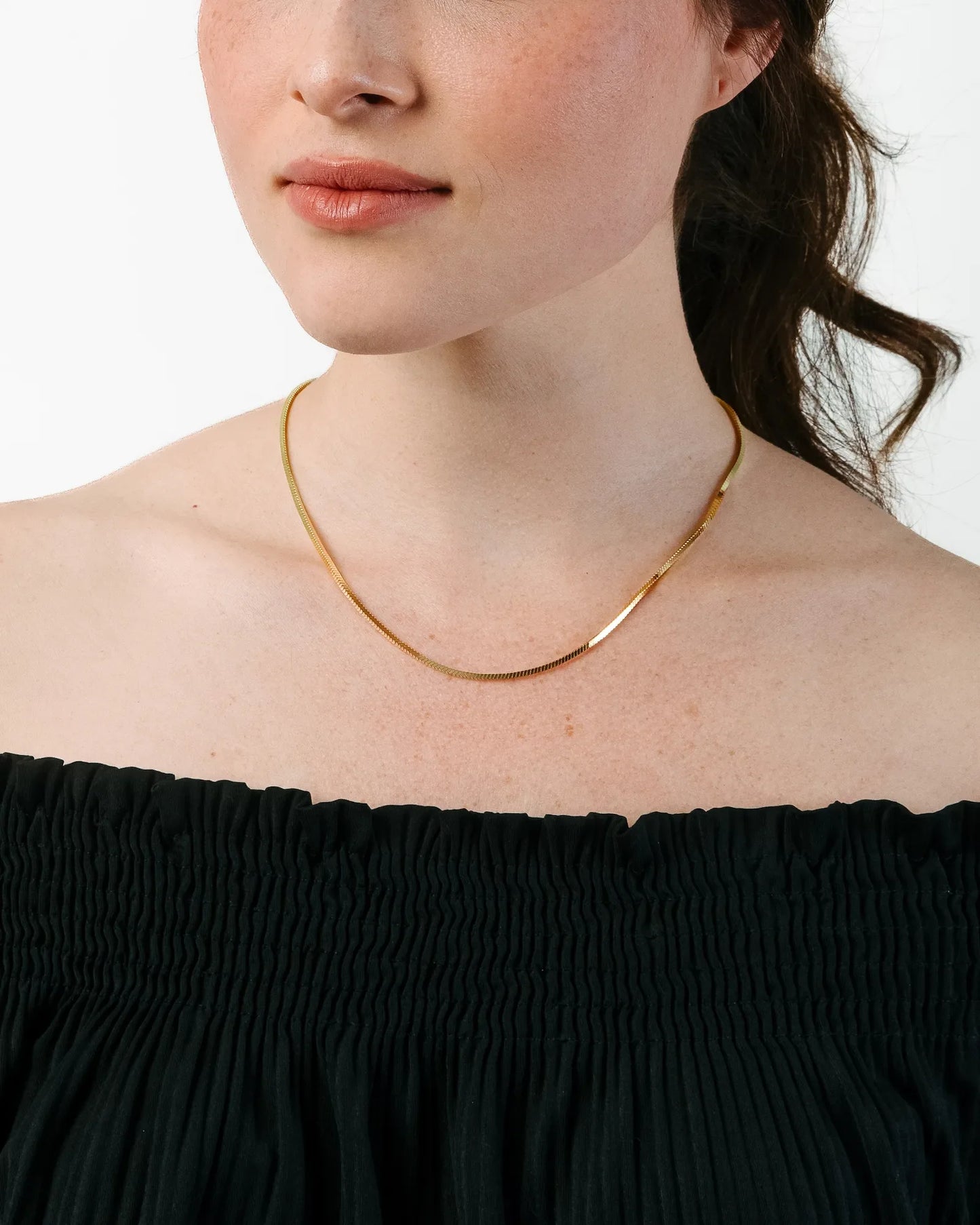 Snake Chain Necklace - Gold