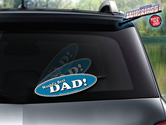 World's Best Dad WiperTag