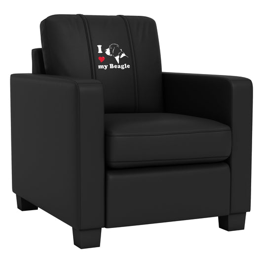 Dyno Stationary Club Chair with Beagle Logo Panel