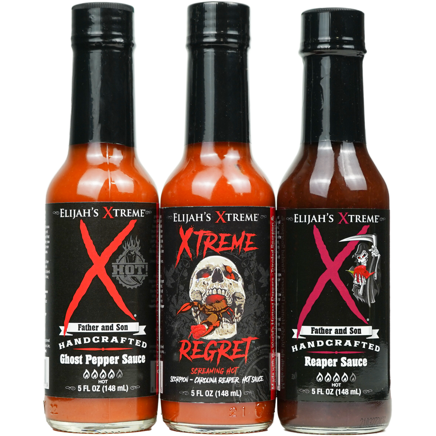 WORLDS HOTTEST XTREME TRIO HOT SAUCE VARIETY PACK