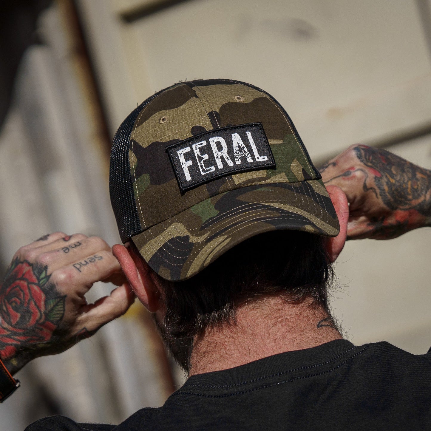 Feral Patch Low Profile RipStop Snapback Hat