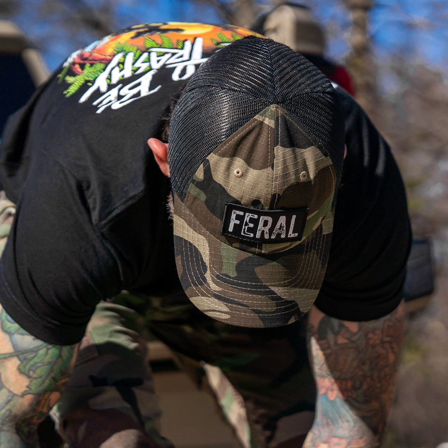 Feral Patch Low Profile RipStop Snapback Hat