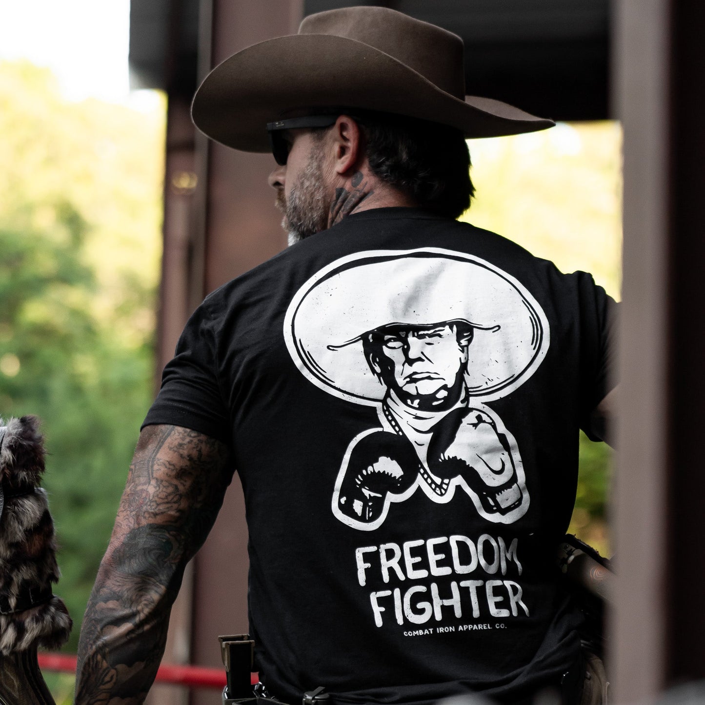 Freedom Fighter Cowboy Donald Men's T-Shirt