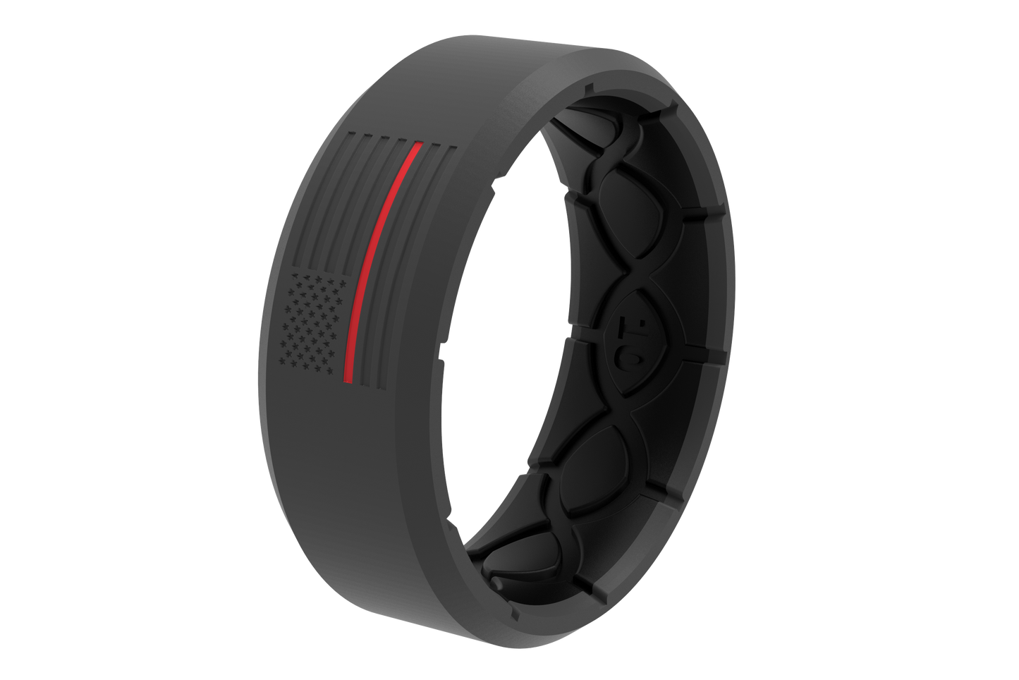 Zeus Edge Hero Red Line Deep Stone Grey Ring