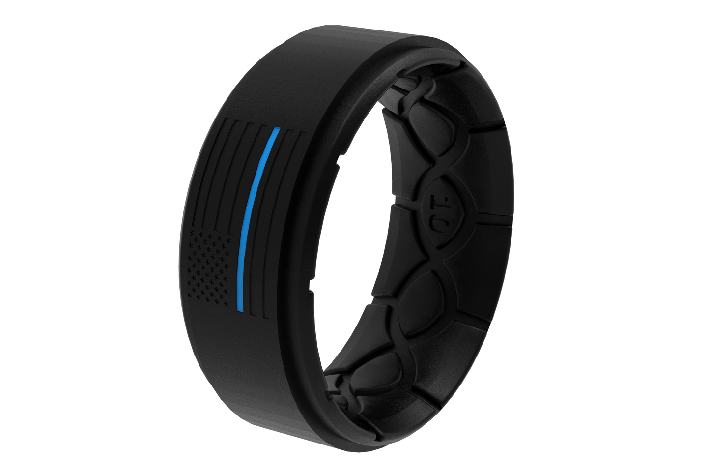 Zeus Step Hero Blue Line Midnight Black Ring