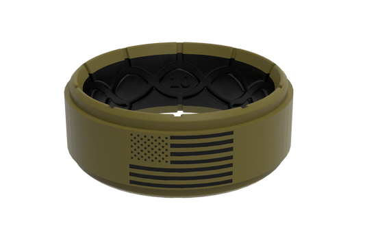 Zeus Step Hero America Olive Drab Ring