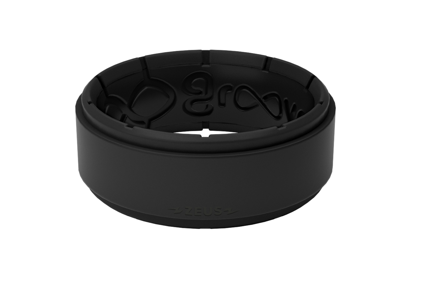 Zeus Step Midnight Black Ring