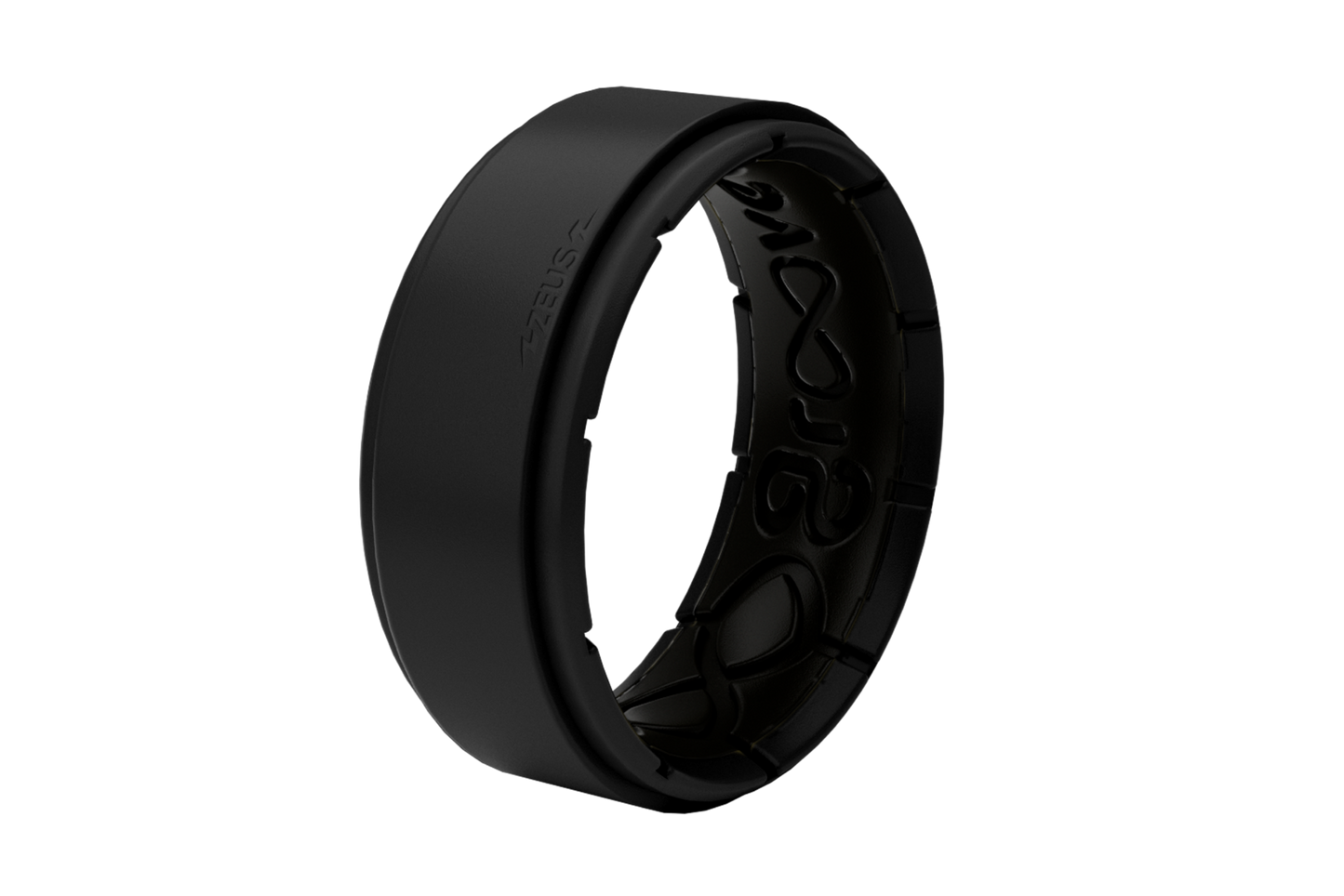 Zeus Step Midnight Black Ring