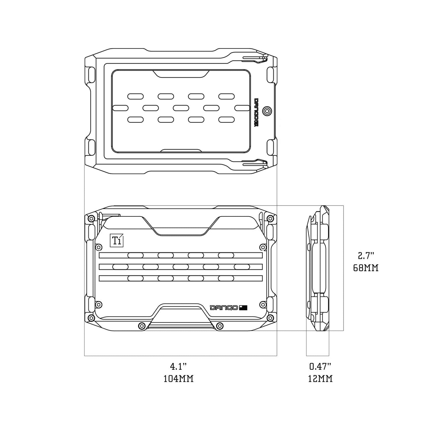 A10 ADAPT™ TITANIUM WALLET