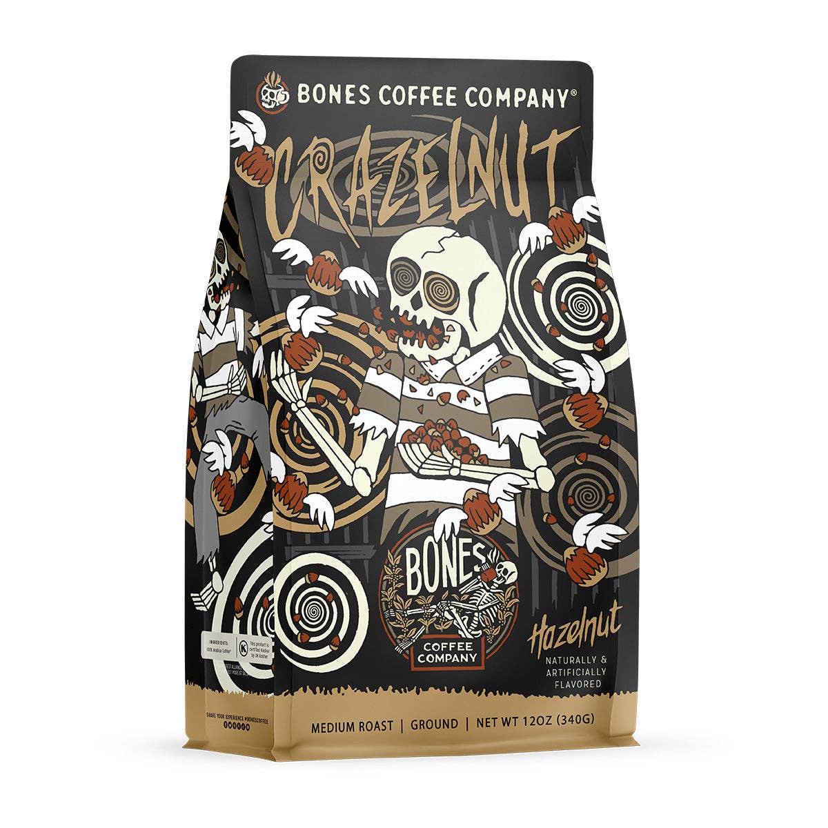 Crazelnut Flavored Coffee | 12oz | Whole Bean & Ground