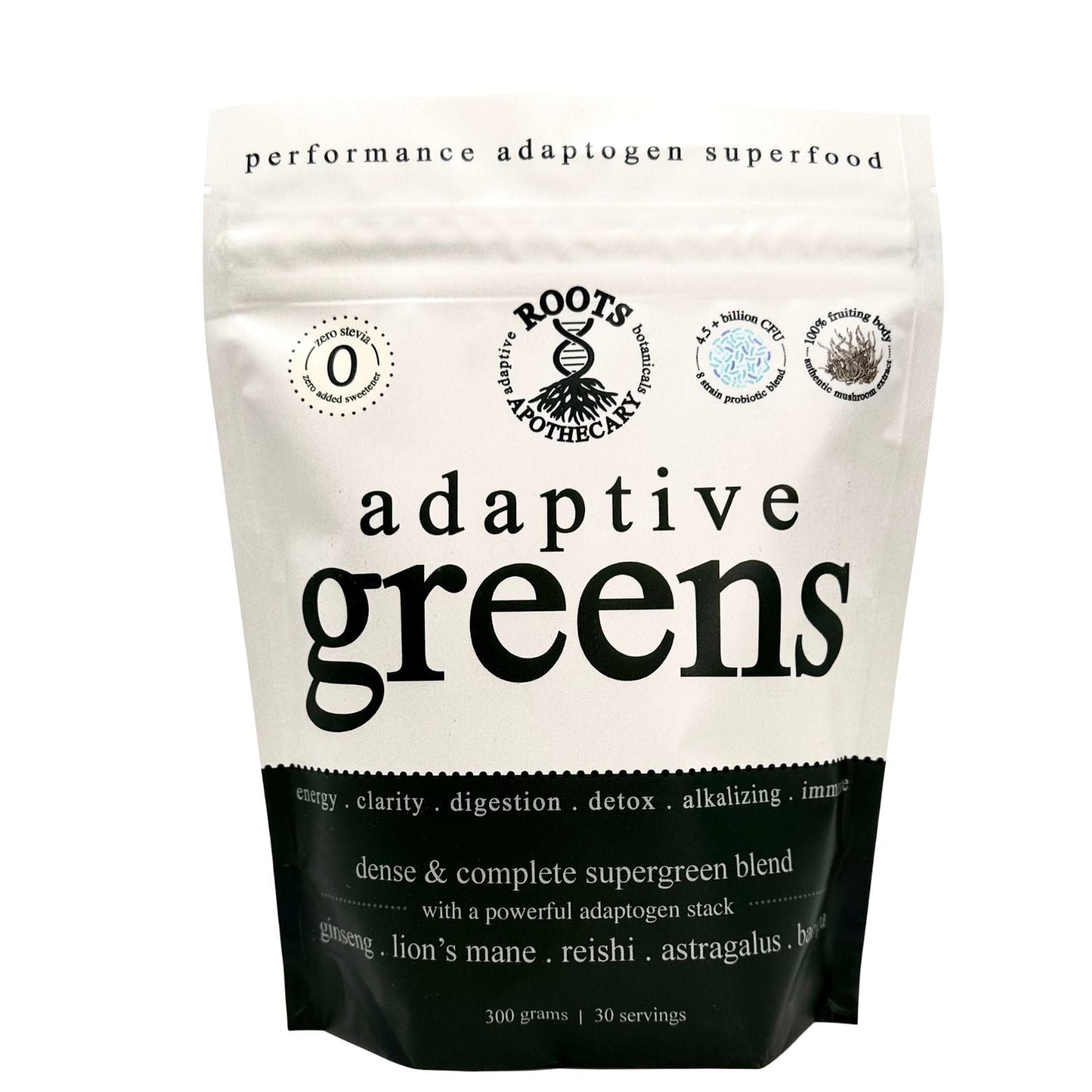 adaptive greens. performance superfood.