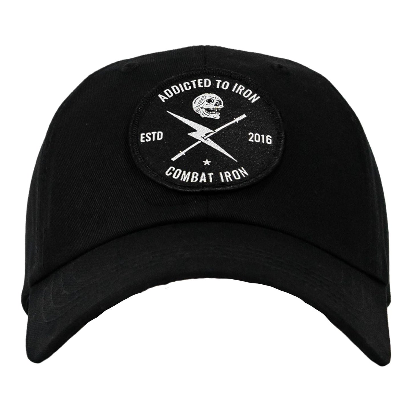 ADDICTED TO IRON Training Patch Dad Hat