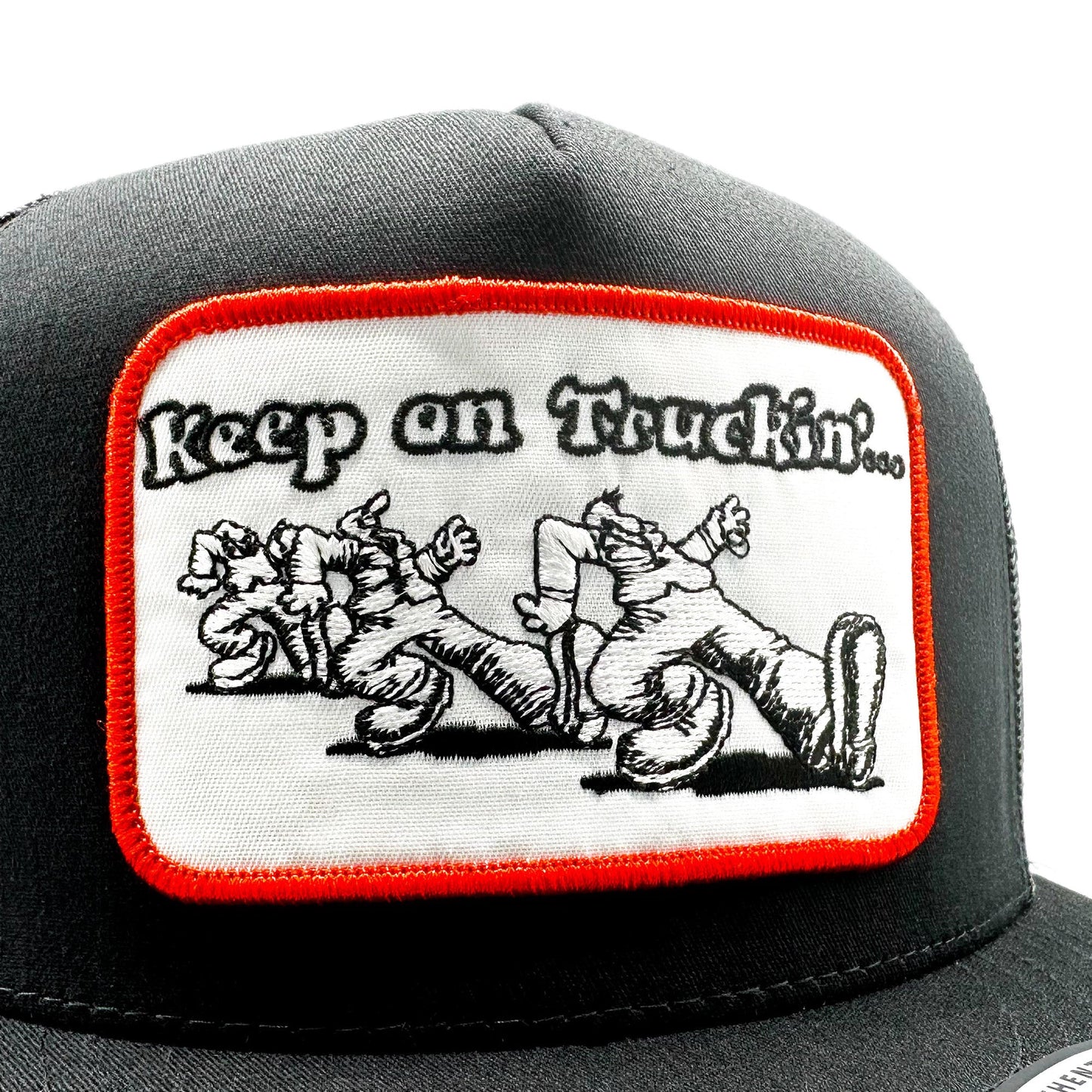 Keep on Truckin' Funny Patch Trucker