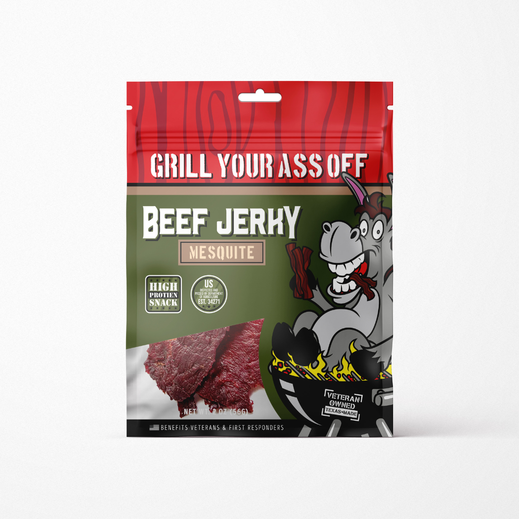 Mesquite Beef Jerky - Premium, Exotic, Keto-Friendly