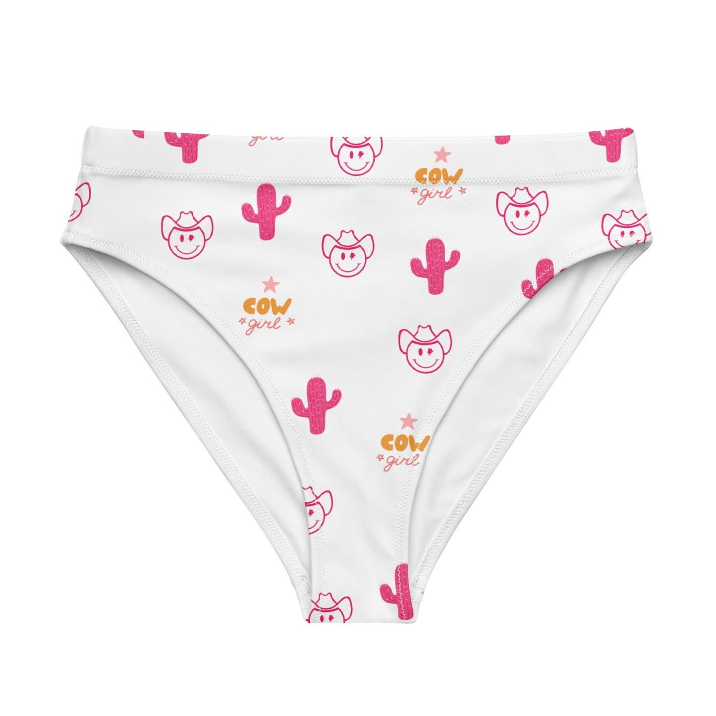 Neon Cowgirl High Waisted Bikini Bottom