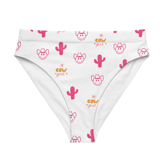 Neon Cowgirl High Waisted Bikini Bottom