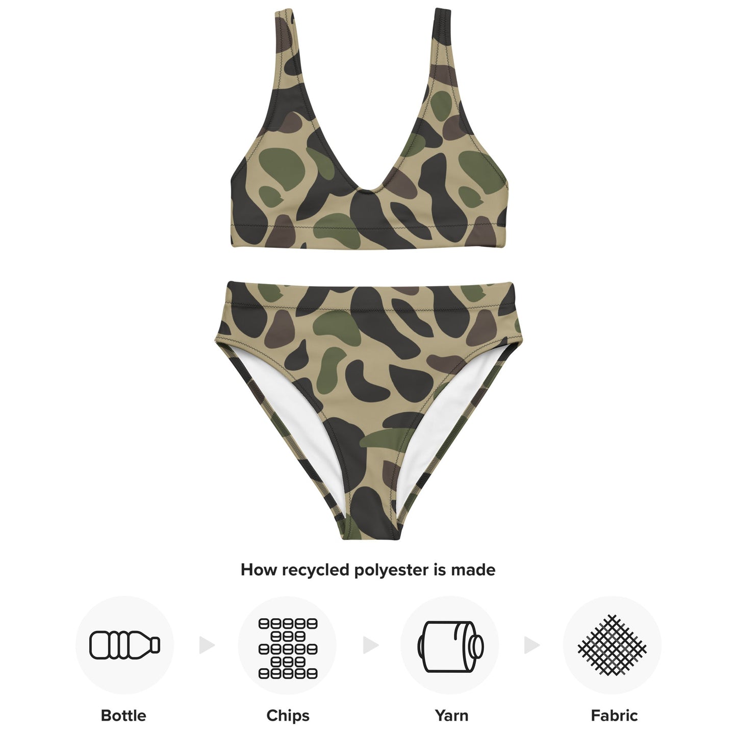 Camo Cowgirl High Waisted Bikini