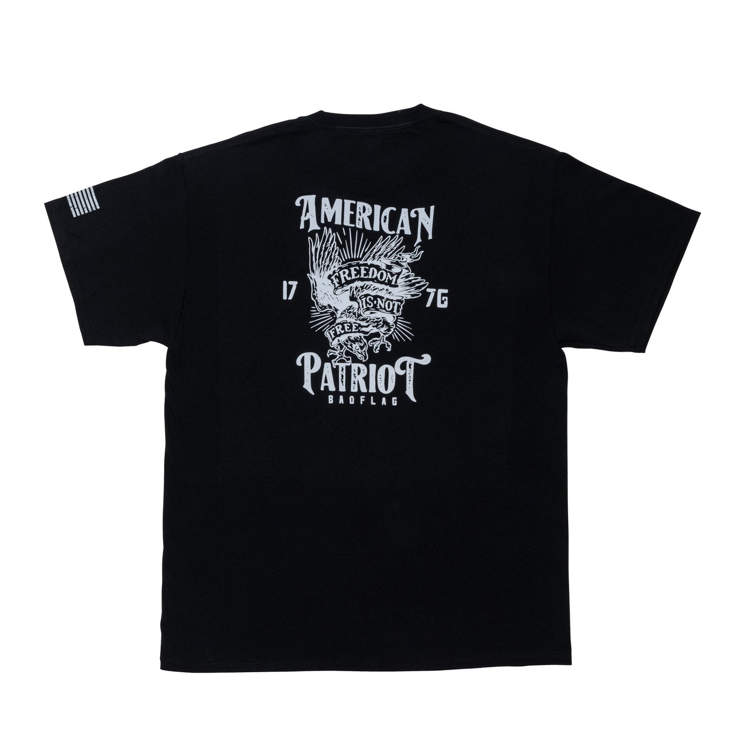 American Patriot Graphic Tee-Black