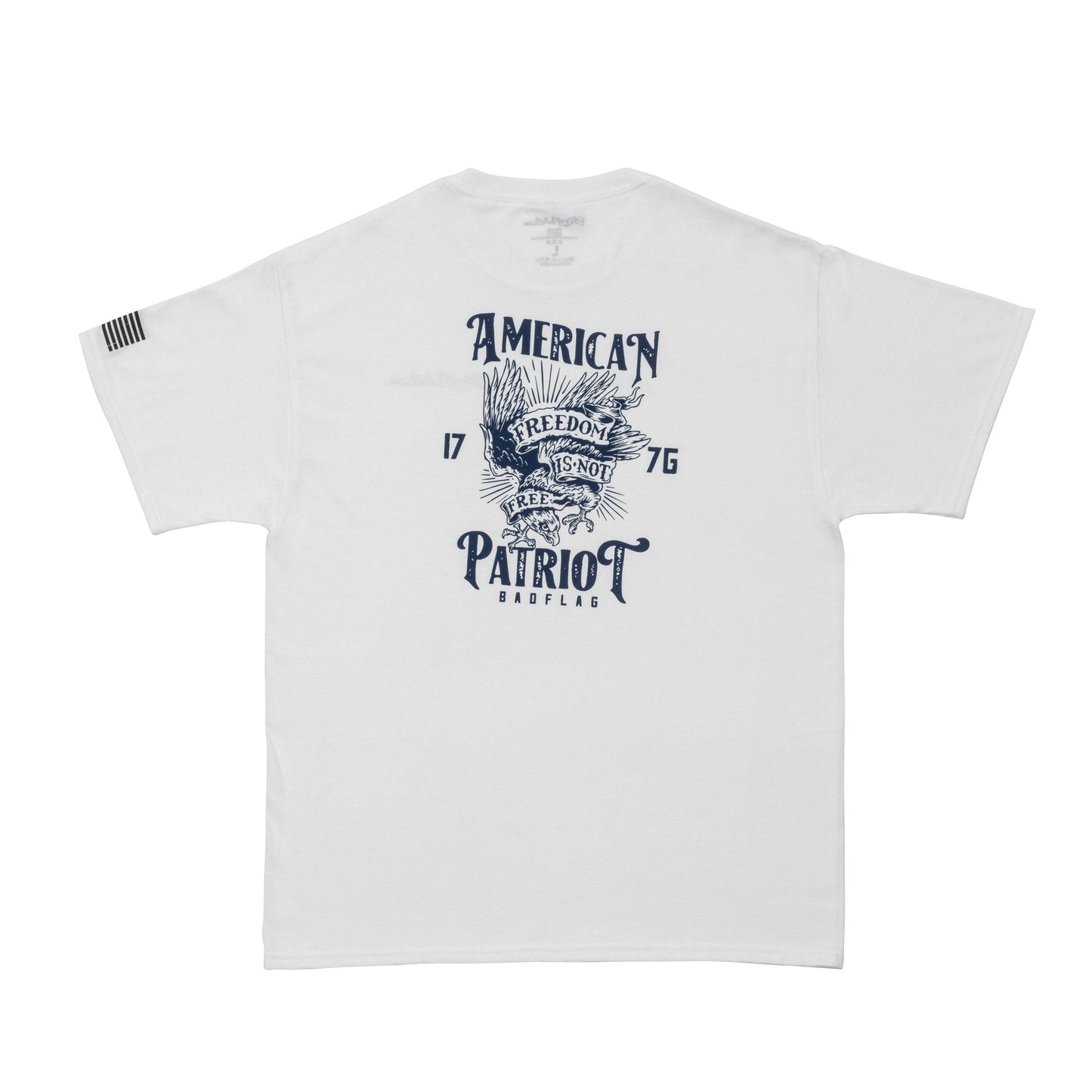 American Patriot Graphic Tee-White