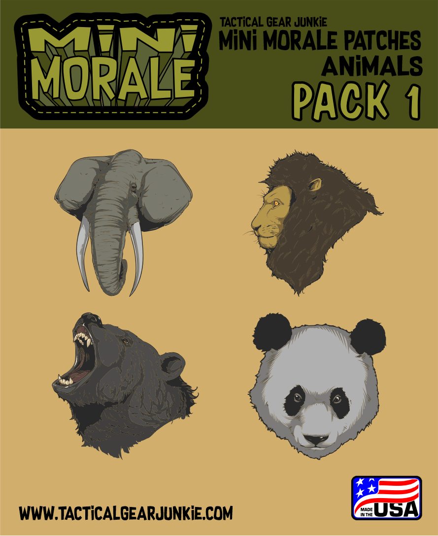 Mini Morale - Animals Patch Pack 1