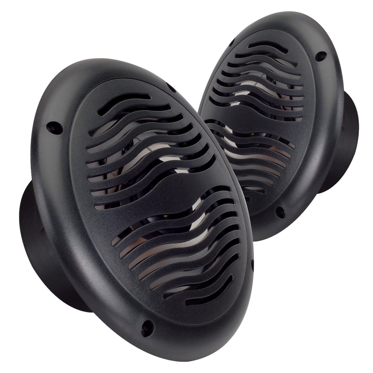 AquaVibe WR65B | Marine Water-Resistant 6 1/2" 2-Way Speaker with Grill | Sold as Pair