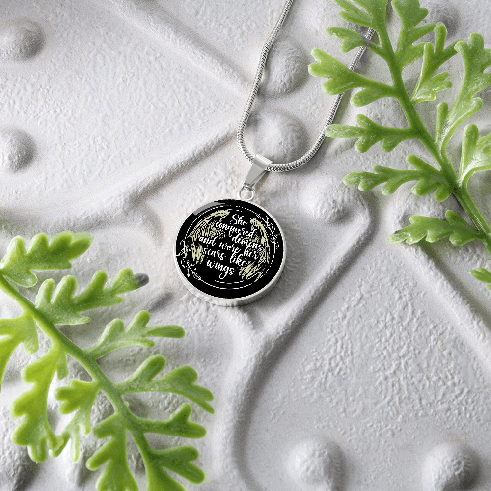 Custom Recovery Necklace | Inspiring Sobriety |  She Conquered Her Demons