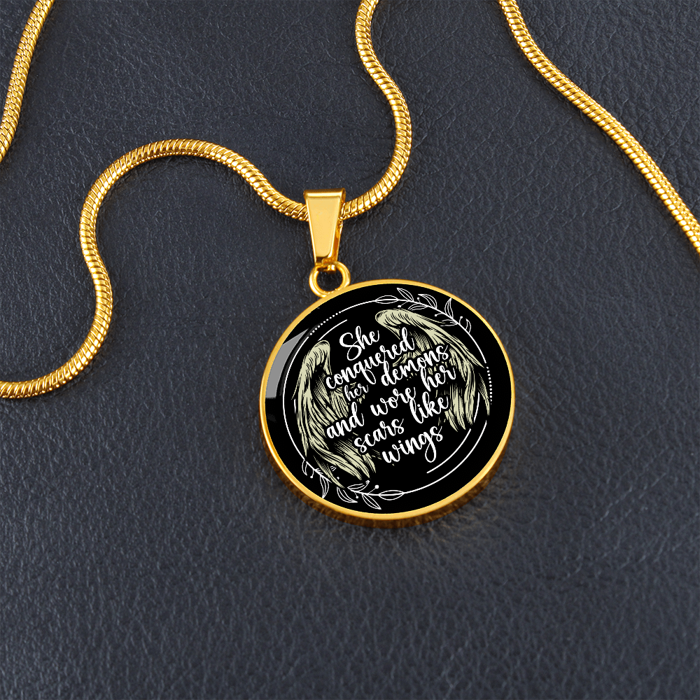 Custom Recovery Necklace | Inspiring Sobriety |  She Conquered Her Demons