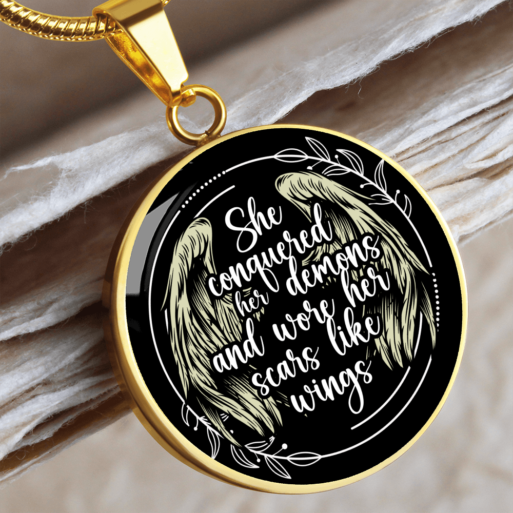 Custom Recovery Necklace | Inspiring Sobriety |  She Conquered Her Demons