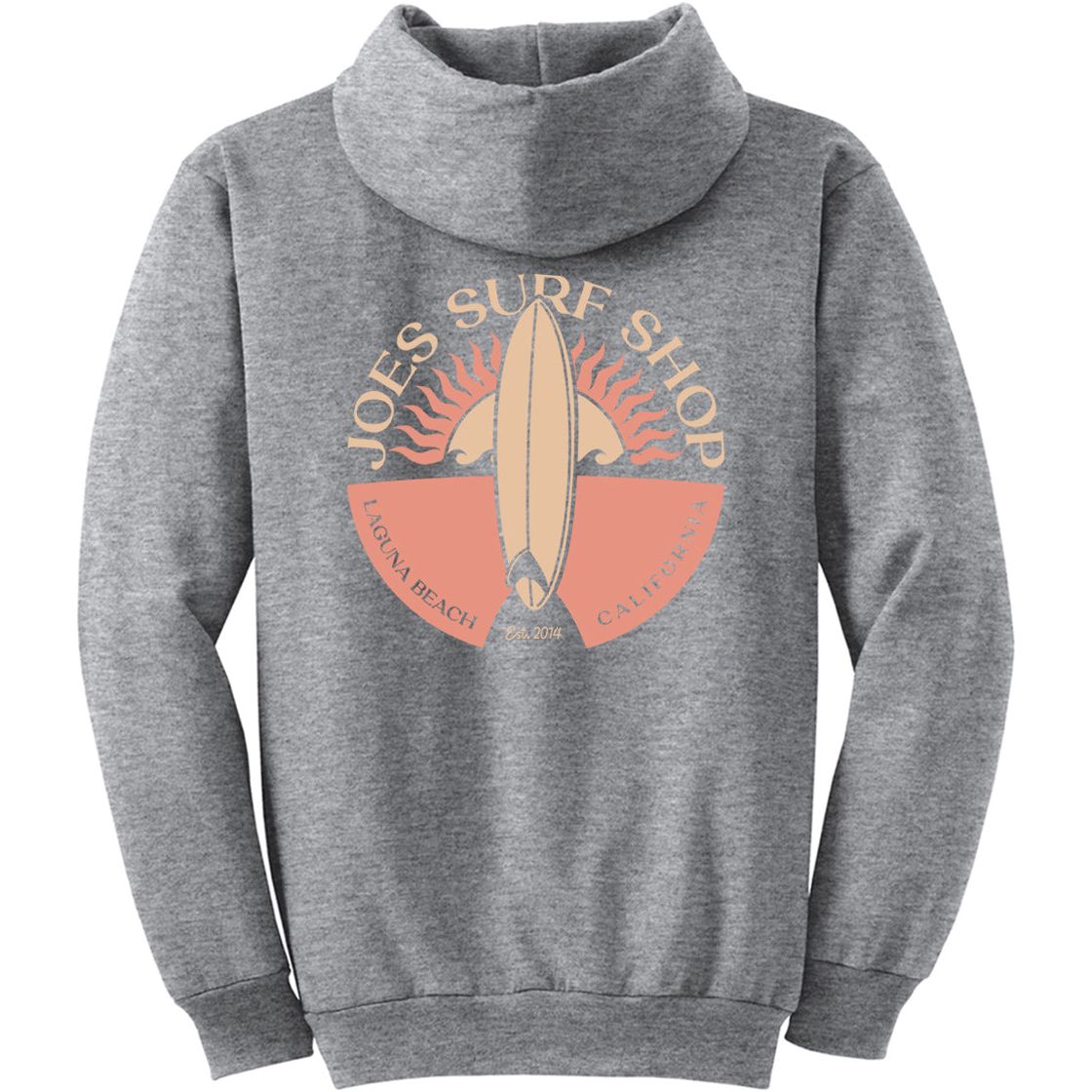 Joe's Surf Shop Sunset Scene Pullover Surf Hoodie