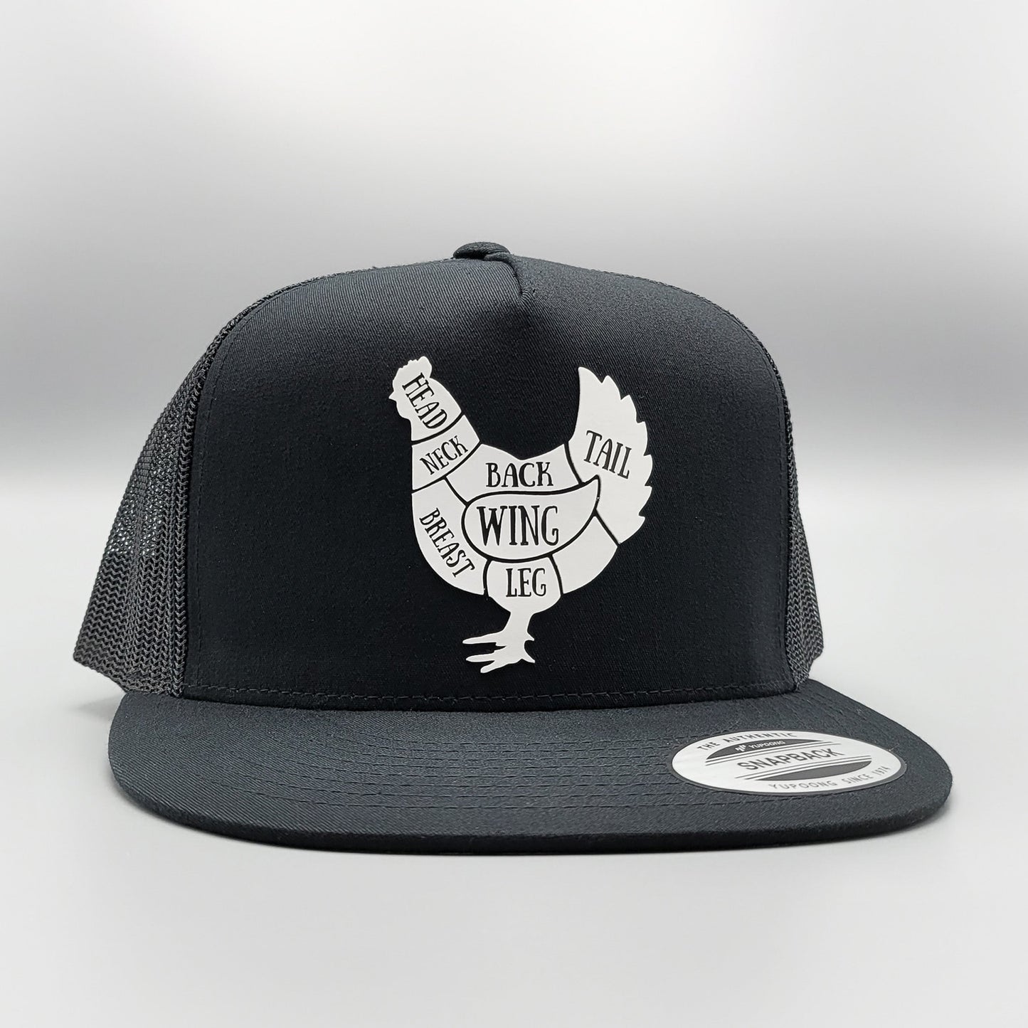 Cuts of Chicken Chef BBQ Trucker Hat