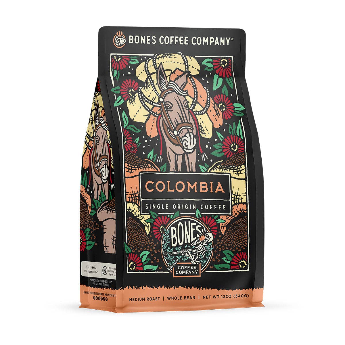 Colombia Single-Origin Coffee | 12oz | Whole Bean & Ground