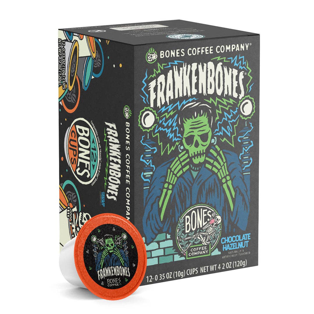 Frankenbones Coffee Pods | 12 Count | Flavored Coffee