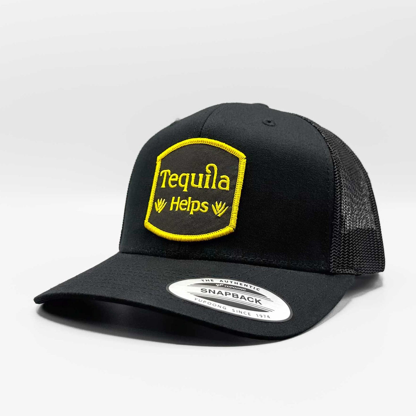 Tequila Helps Funny Trucker Hat