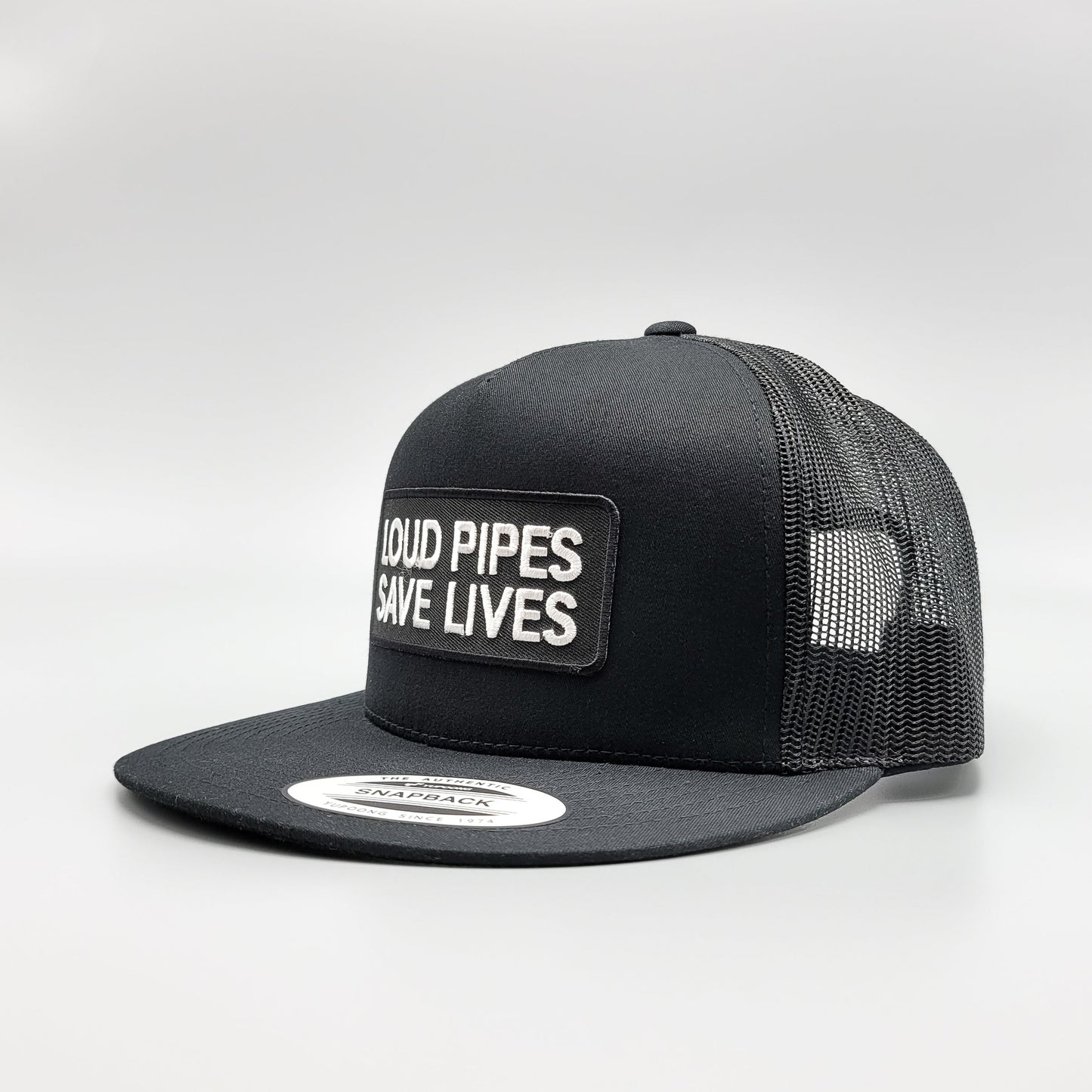 Loud Pipes Biker Trucker Hat