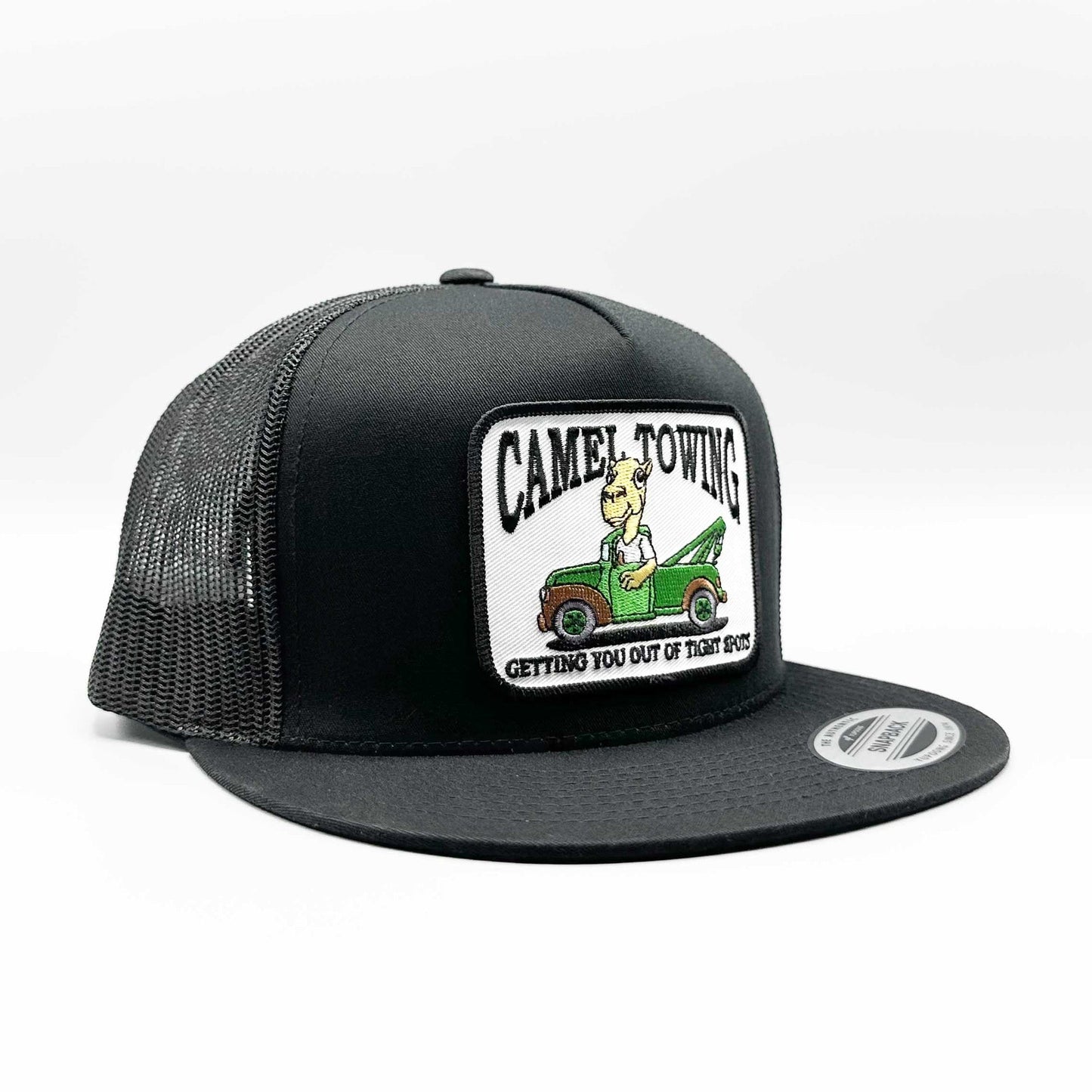 Camel Towing Funny Retro Trucker Hat