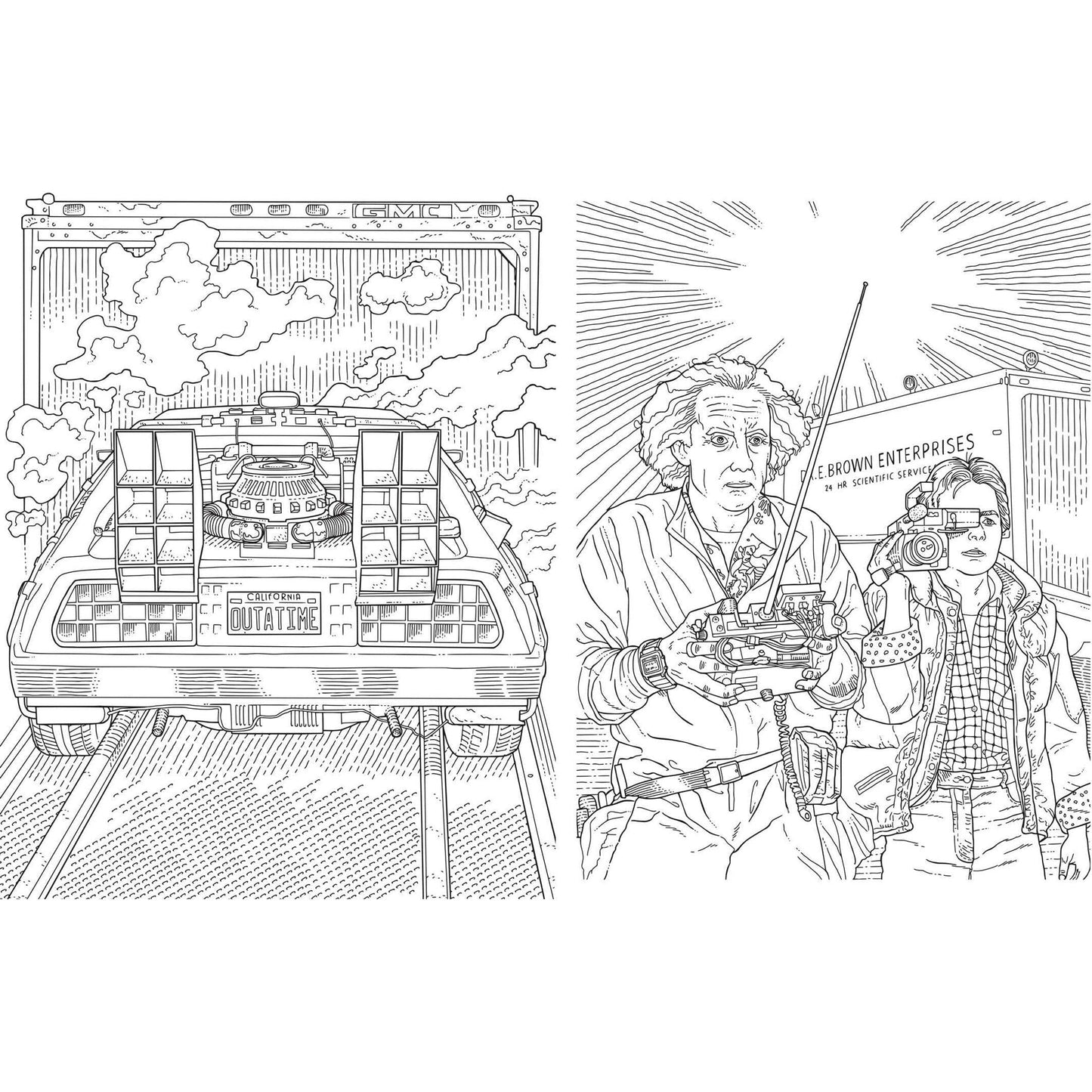 Back to the Future: The Official Coloring Book