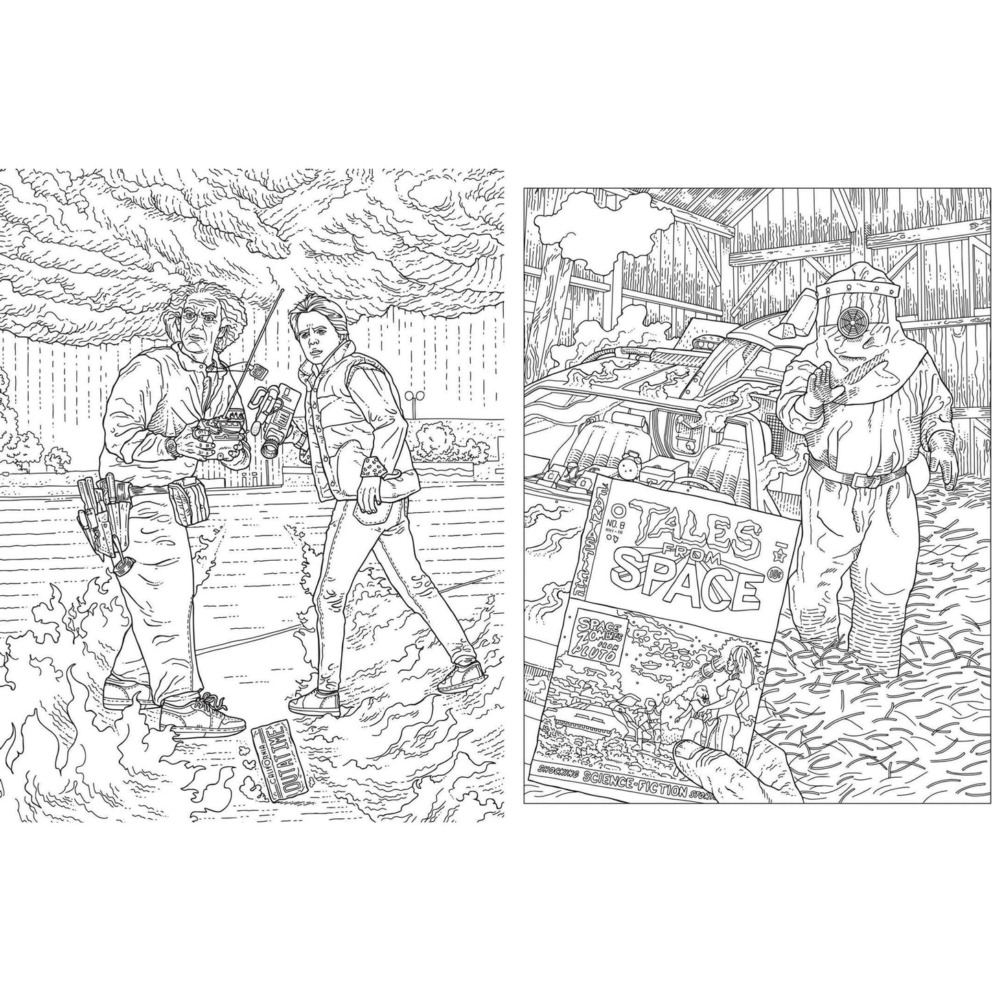 Back to the Future: The Official Coloring Book