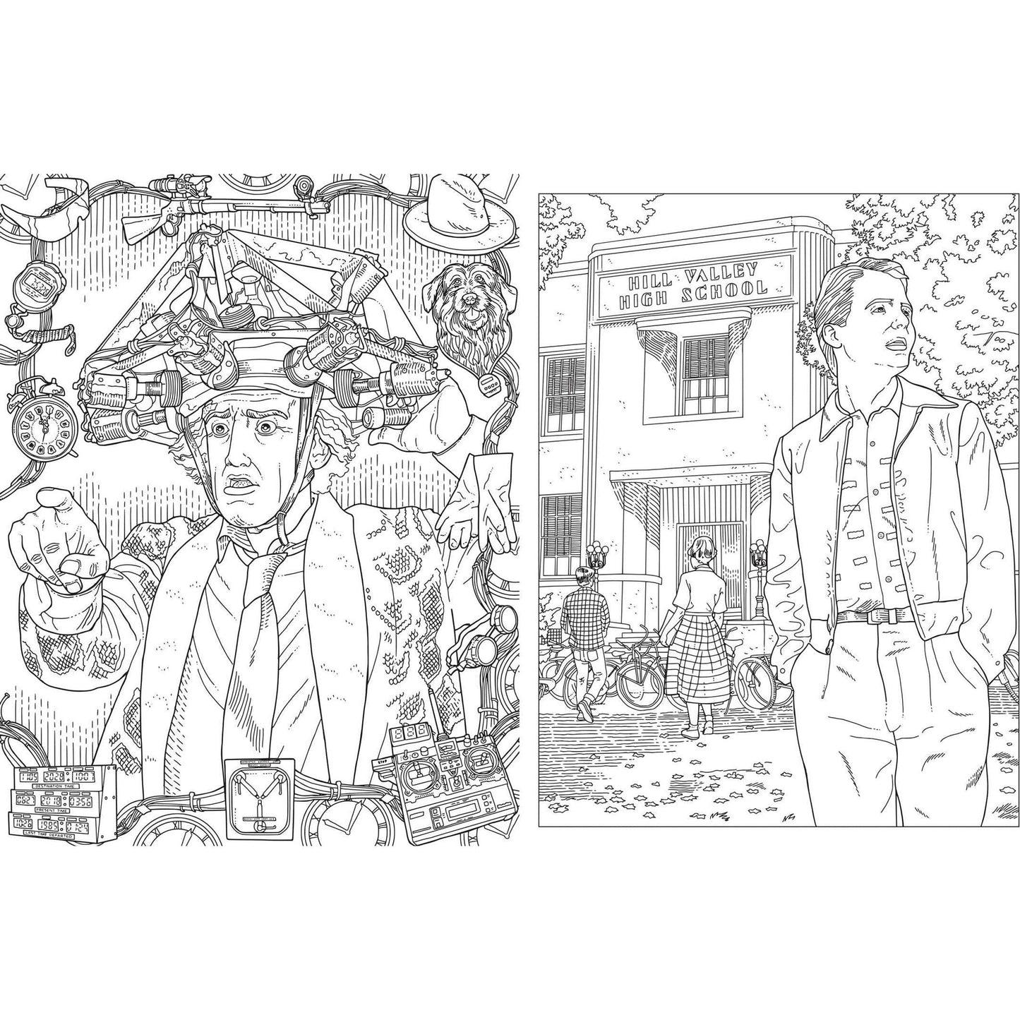 Back to the Future: The Official Coloring Book