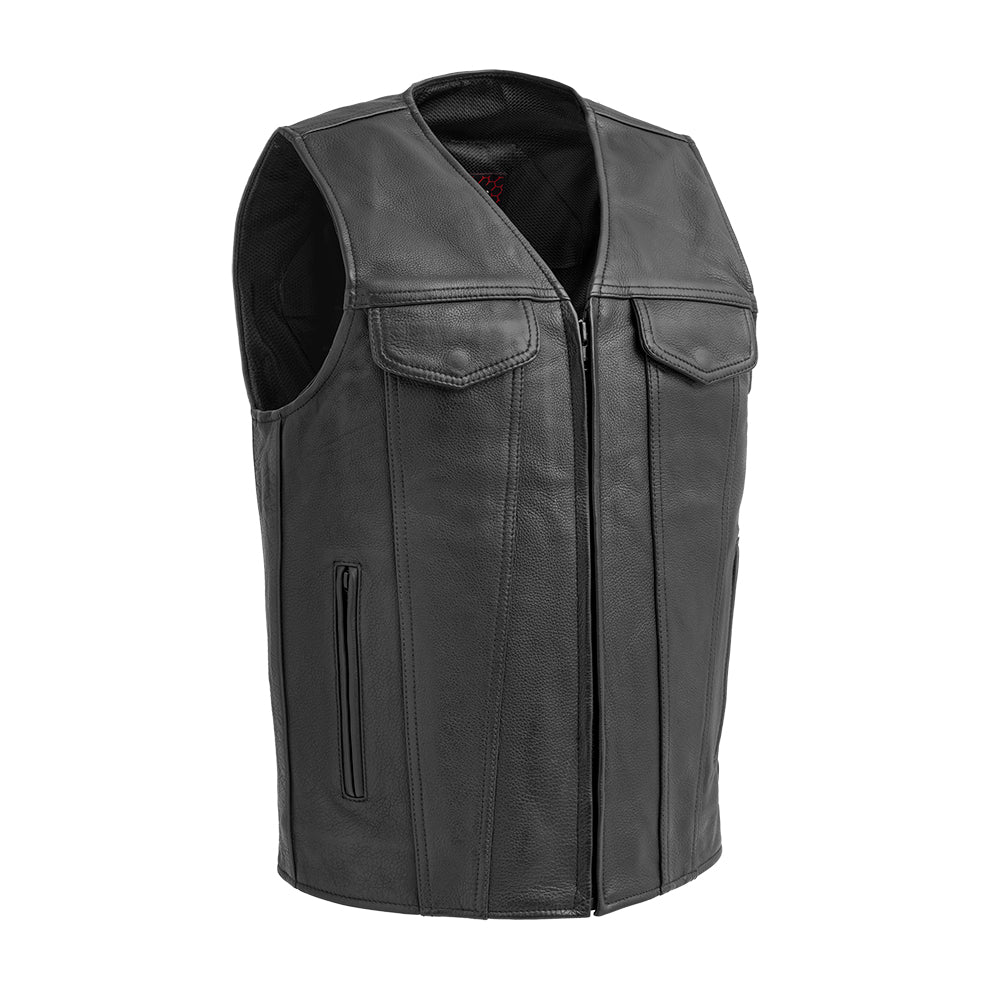 Badlands Men's Motorcycle Leather Vest