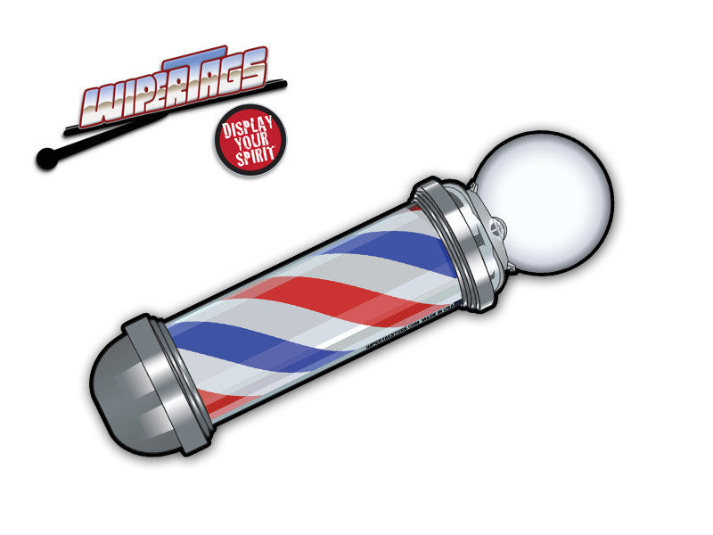 Barber Pole WiperTags