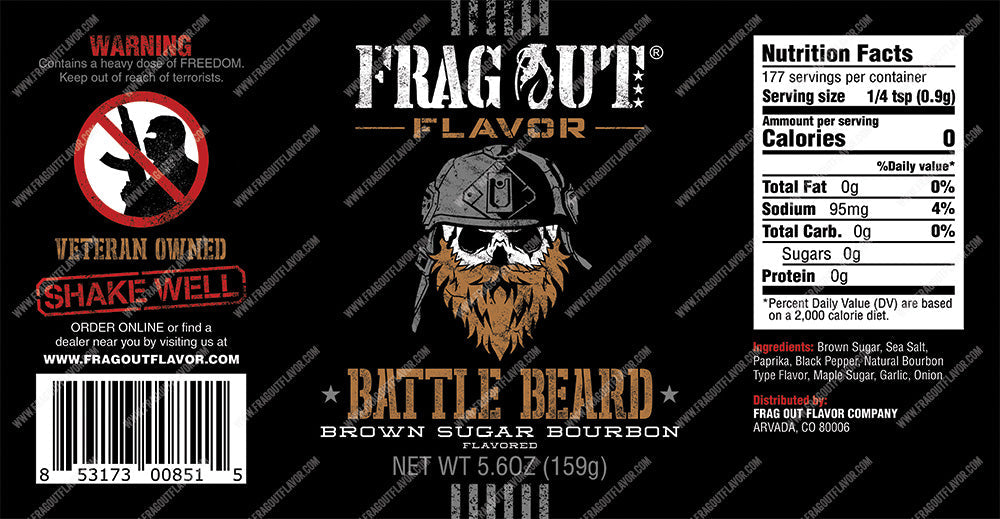 8fl oz Battle Beard - Brown Sugar Bourbon